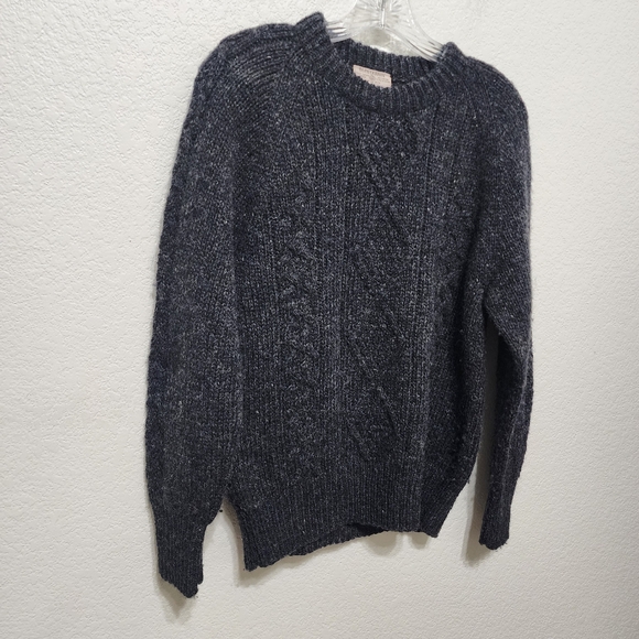 Vintage Glen Carron Gray 100% Virgin Wool Sweater S - Picture 9 of 12